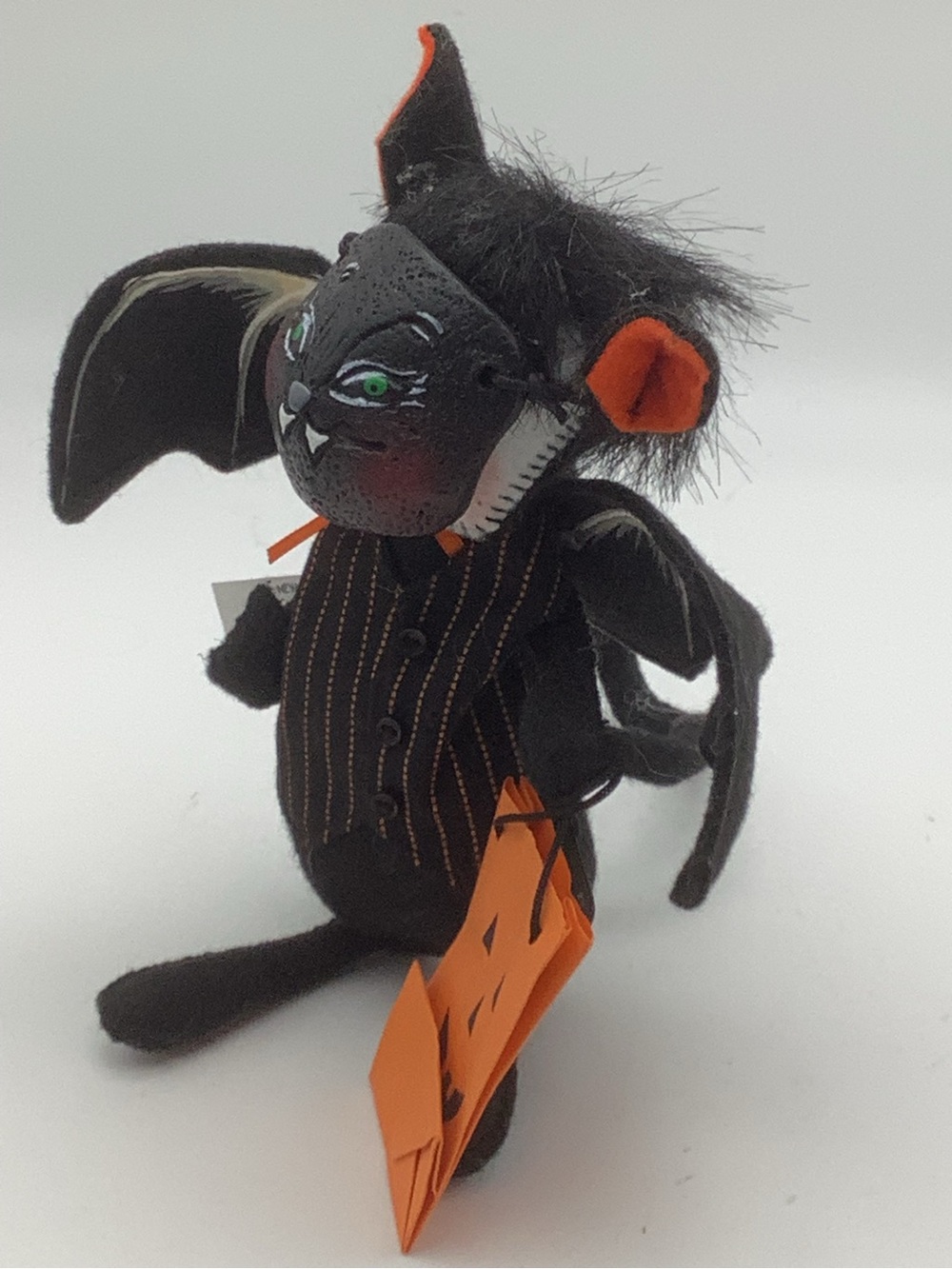 2005 Annalee Posable Halloween Mouse in Bat Costume - Picture 8 of 10